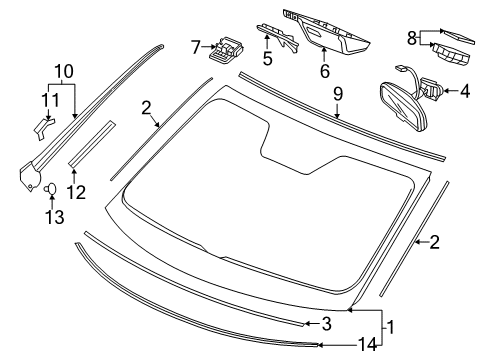 2022 Honda Pilot Lane Departure Warning Diagram 1