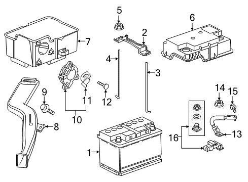 2022 Honda Pilot Battery Diagram