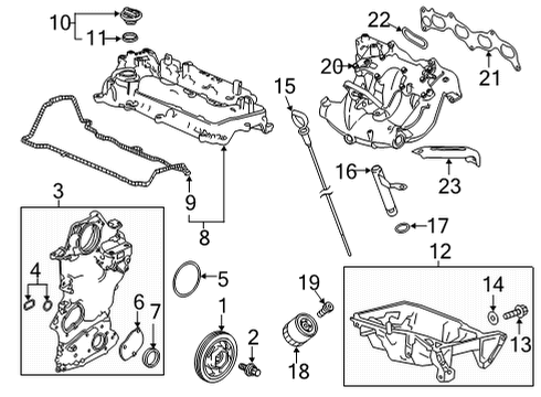 2022 Honda CR-V Hybrid Intake Manifold Diagram 2