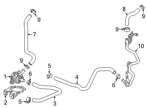 2022 Honda Accord Water Pump Diagram 3