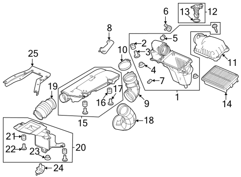 2023 Honda Accord TUBE A, AIR IN Diagram for 17251-6MA-J01