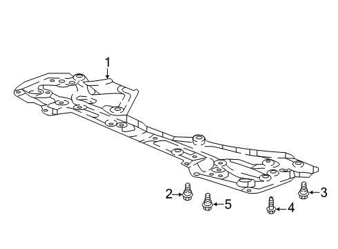 2024 Honda Odyssey Splash Shields Diagram