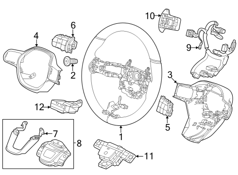 2023 Honda CR-V GRIP *NH900L* Diagram for 78501-3V0-A80ZA