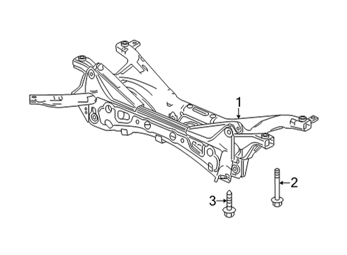 2022 Honda Civic Suspension Mounting - Rear Diagram 2