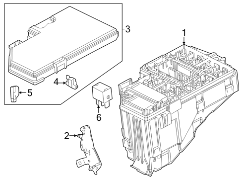 2024 Honda Accord Hybrid Fuse & Relay Diagram 2