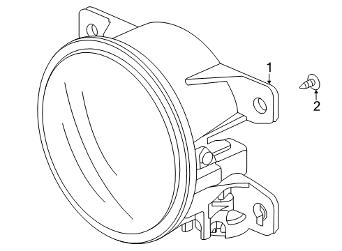 2022 Honda CR-V Hybrid Fog Lamps Diagram 2