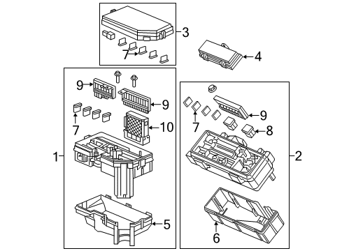 2022 Honda Pilot Fuse & Relay Diagram 2