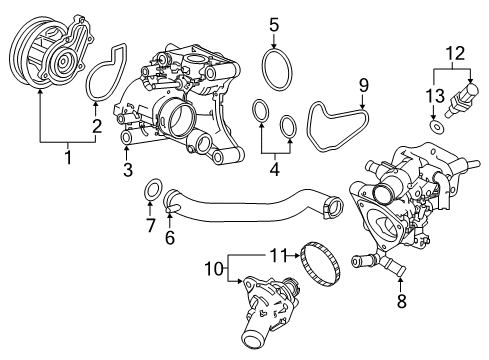 2022 Honda Accord Water Pump Diagram 4