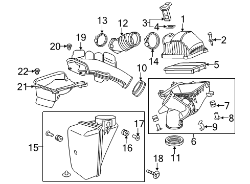 2022 Honda Pilot Air Intake Diagram