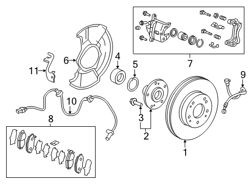 2022 Honda CR-V Hybrid Anti-Lock Brakes Diagram 3