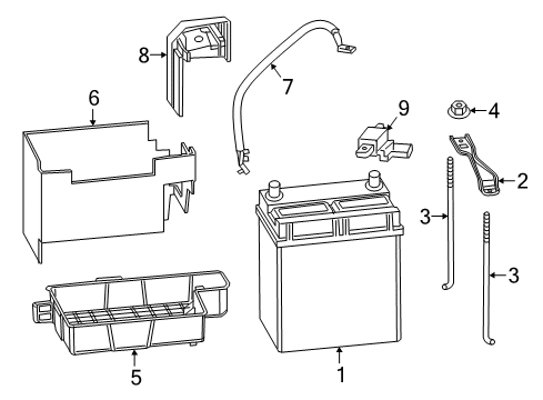 2022 Honda HR-V Battery Diagram