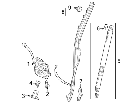 2024 Honda CR-V SPRING ASSY Diagram for 74981-3A0-A51