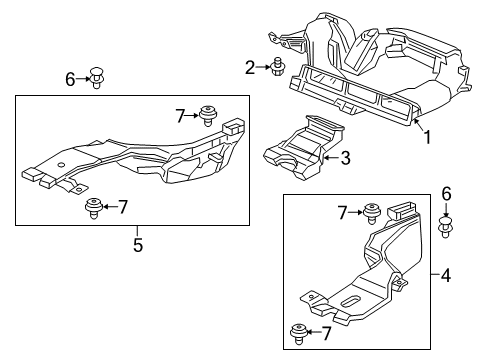 2022 Honda HR-V Ducts Diagram