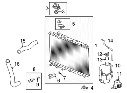 2022 Honda Civic CONT MOD, POWERTRAIN Diagram for 37820-64A-A12