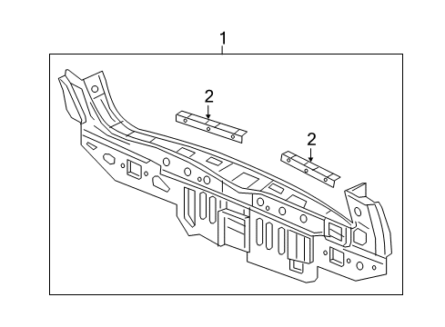 2022 Honda HR-V Rear Body Diagram