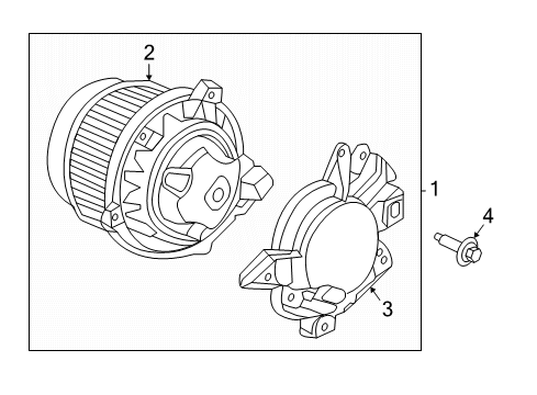 2022 Honda Pilot Auxiliary Heater & A/C Diagram 1