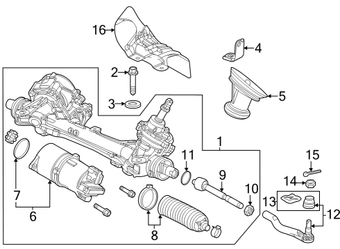 2023 Honda CR-V NUT, HEX- (24MM) Diagram for 90301-T21-A01