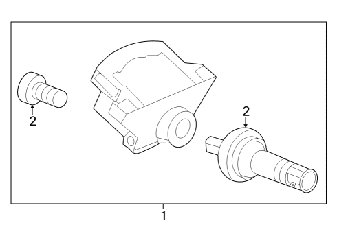 2023 Honda Pilot Tire Pressure Monitoring Diagram