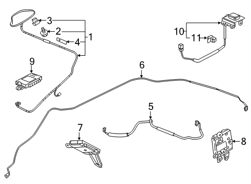 2022 Honda Insight Antenna & Radio Diagram