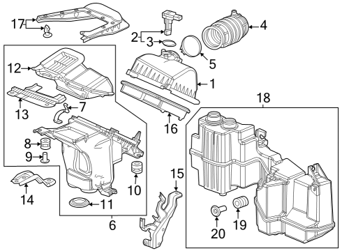 2023 Honda HR-V Air Intake Diagram