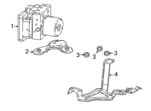 2022 Honda CR-V Hybrid Anti-Lock Brakes Diagram 2