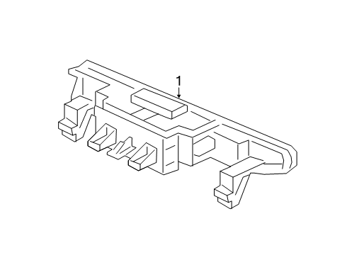 2022 Honda Insight High Mount Lamps Diagram