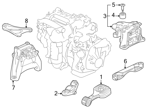 2023 Honda CR-V STAY Diagram for 50625-3A0-A10