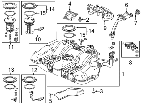 2022 Honda Insight Filters Diagram 3