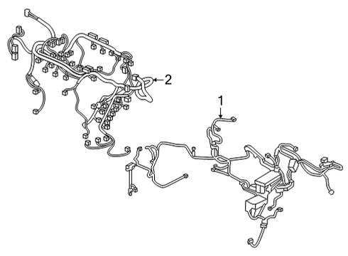 2023 Honda Civic WIRE HARNESS, ENGINE Diagram for 32110-64A-A70