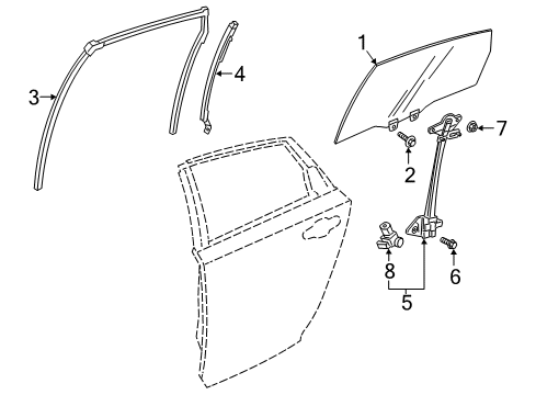 2022 Honda Accord Rear Door Diagram 1