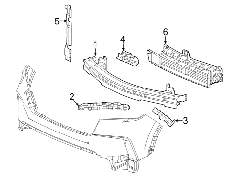 2023 Honda Pilot Bumper & Components - Front Diagram 2