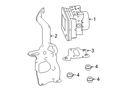 2022 Honda Accord ABS Components Diagram