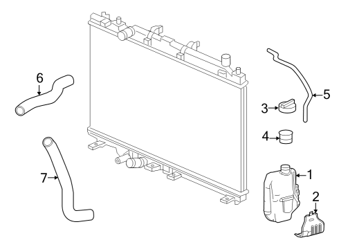 2023 Honda HR-V Hoses, Lines & Pipes Diagram