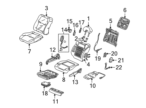 Cover R *YR169L* Diagram for 04811-S3M-A70ZB