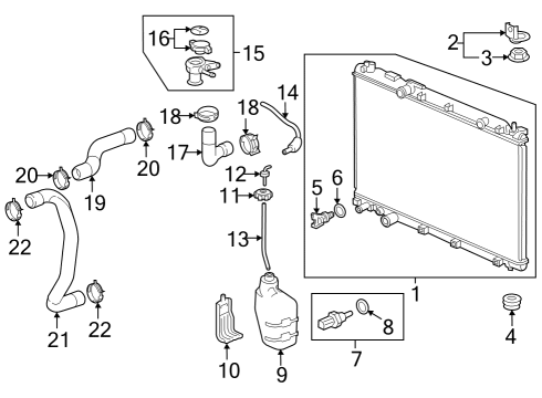 2024 Honda CR-V TANK, RESERVE Diagram for 19101-68A-A00