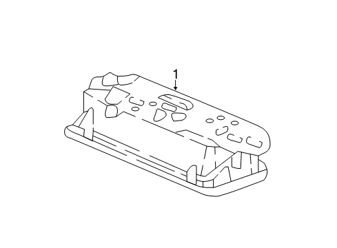 2022 Honda Accord License Lamps Diagram