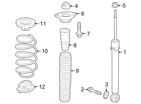 2024 Honda Accord SPRING, RR Diagram for 52441-30A-A71