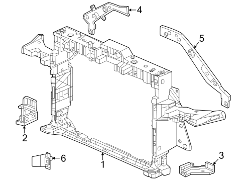 2024 Honda CR-V BULKHEAD ASSY-, FR Diagram for 71410-3A0-A01