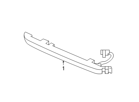 2022 Honda Pilot High Mount Lamps Diagram