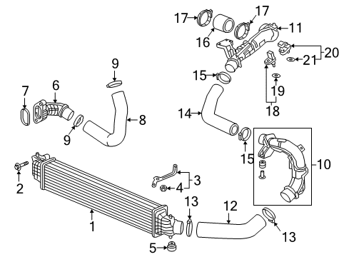 2022 Honda Accord Intercooler Diagram 1