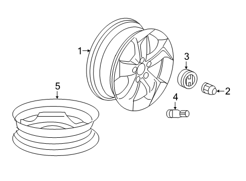 2022 Honda HR-V Wheels Diagram