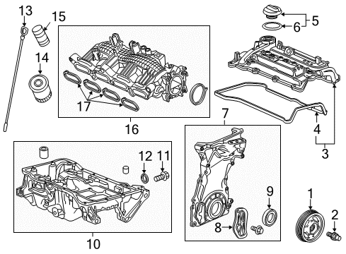 2022 Honda CR-V Hybrid Intake Manifold Diagram 1