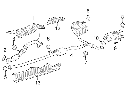 2023 Honda CR-V CONVERTER ASSY Diagram for 18150-69F-A00