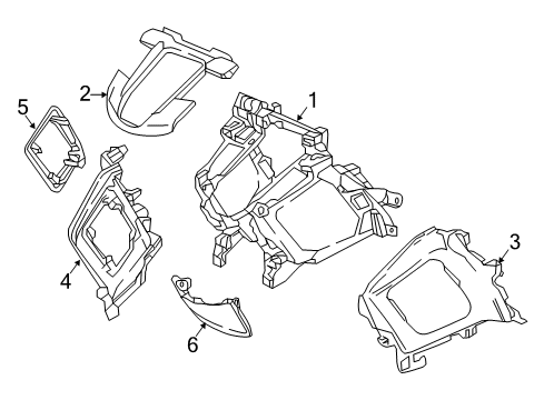 2022 Honda CR-V Hybrid Cluster & Switches, Instrument Panel Diagram 6