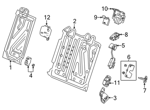 2022 Honda Civic LOCK, L- *NH900L* Diagram for 82620-T43-J31ZA