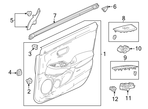 2023 Honda HR-V SWITCH ASSY Diagram for 35750-3V0-A11