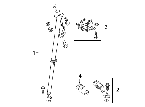 2022 Honda Pilot Seat Belt Diagram 4