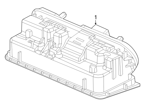 2023 Honda HR-V License Lamps Diagram