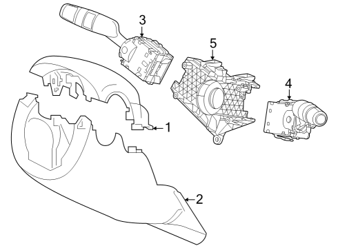 2024 Honda Pilot SWITCH ASSY-, WIPER Diagram for 35256-3A0-B01