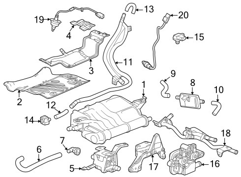 2023 Honda CR-V Hybrid Emission Components Diagram 2